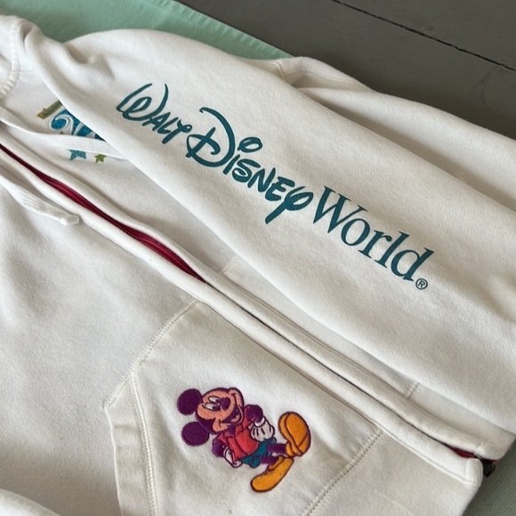 Disney Parks 2015 Full Zip Sweatshirt Fleece‎ Hooded Jacket - Picture 6 of 11